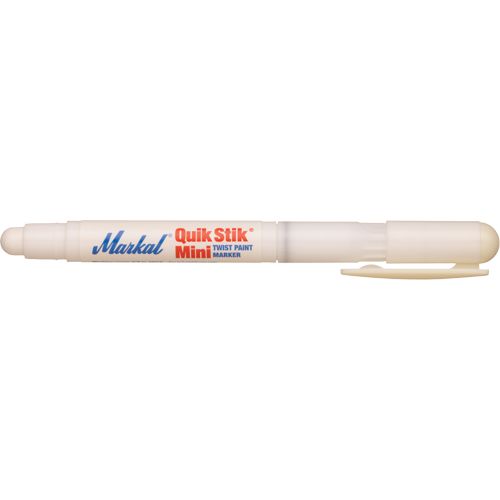 Quik Stik&reg; Mini Paint Marker, Solid Stick, White Nia-Chem Ltd.
