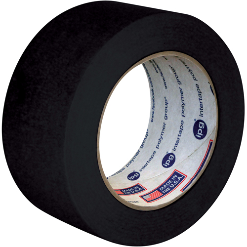 Utility Grade Coloured Masking Tape, 18 mm (3/4") x 55 m (180'), Black Nia-Chem Ltd.
