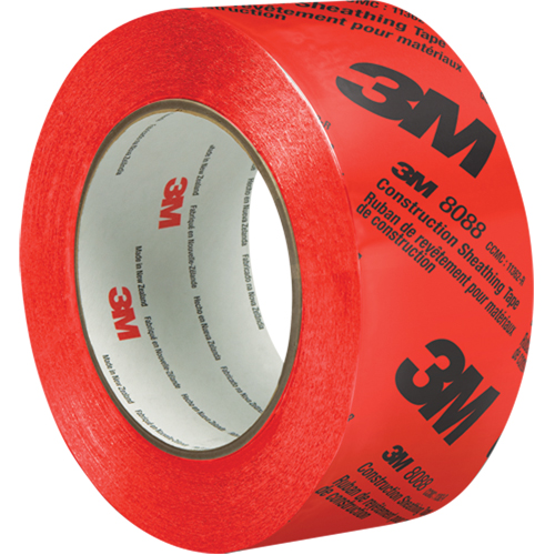 Construction Sheathing Tape 8088, 60 mm (2-3/8") x 66 m (216'), Red Nia-Chem Ltd.