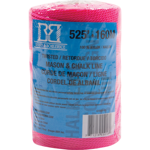 Mason/Chalk Line Rope, 525', Nylon Nia-Chem Ltd.