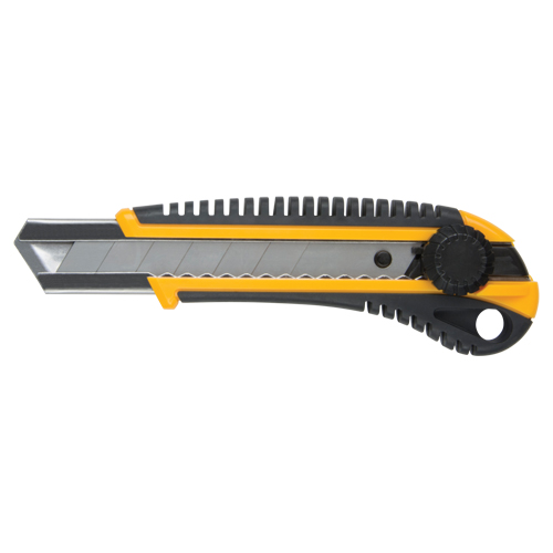 Couteau ATK800, 25 mm, Acier au carbone, Robuste, Prise en Caoutchouc Nia-Chem Ltd.
