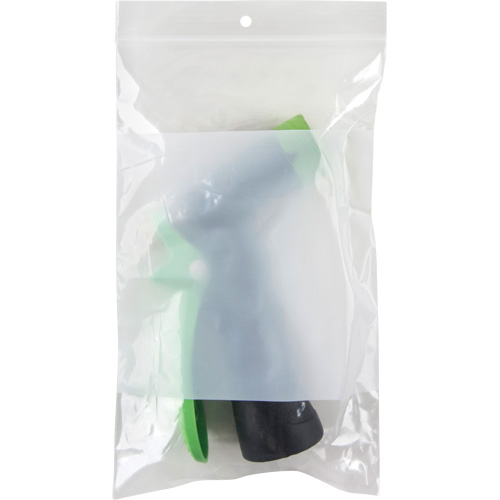 Sacs en poly avec espace inscriptible blanc, Refermable, 8" x 5", 2 mils Nia-Chem Ltd.