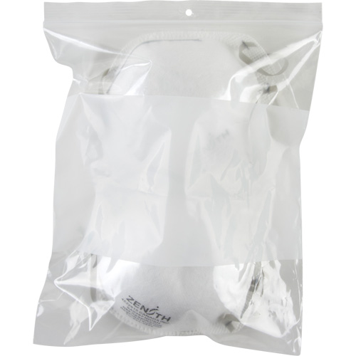 Sacs en poly avec espace inscriptible blanc, Refermable, 10" x 8", 2 mils Nia-Chem Ltd.