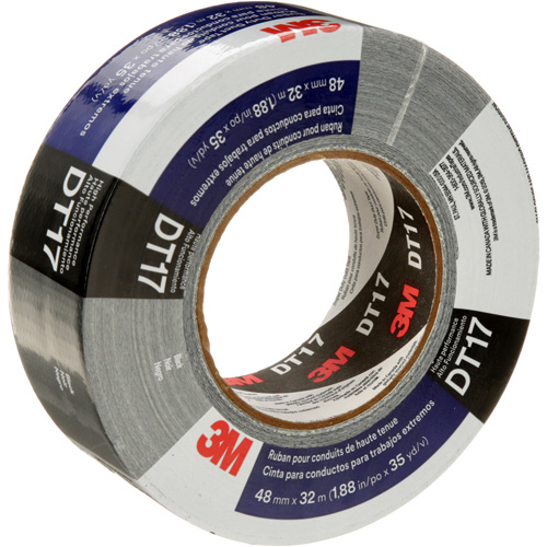 DT17 Super-Duty Duct Tape, 17 mils, Black, 48 mm (2") x 32 m (105') Nia-Chem Ltd.