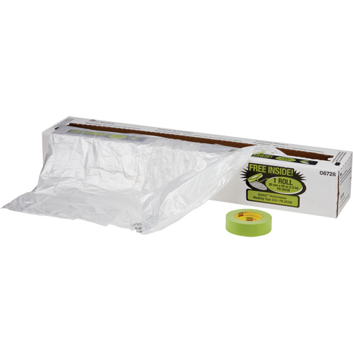 Trousse de pellicule de protection contre les surpulv&eacute;risations et ruban, 400' lo x 16' la, Plastique Nia-Chem Ltd.
