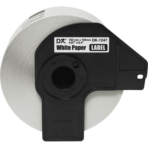 Large Die-Cut Shipping Labels, 4" W x 6-2/5" L, White Nia-Chem Ltd.