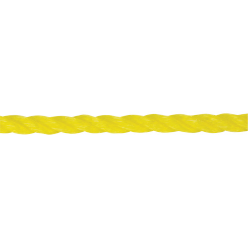 Corde jaune tress&eacute;e 1/4", Polypropyl&egrave;ne, 1300' Nia-Chem Ltd.