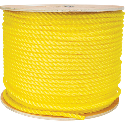 3/8" Braided Yellow Rope, Polypropylene, 630' Nia-Chem Ltd.