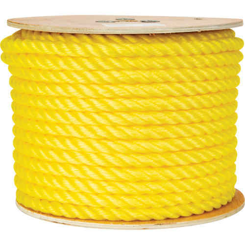 5/8" Braided Yellow Rope, Polypropylene, 200' Nia-Chem Ltd.