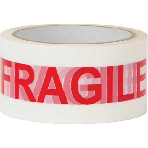 Ruban d'emballage Fragile, Adh&eacute;sif Thermofusible, 2 mils, 48 mm (2") x 100 m (328') Nia-Chem Ltd.