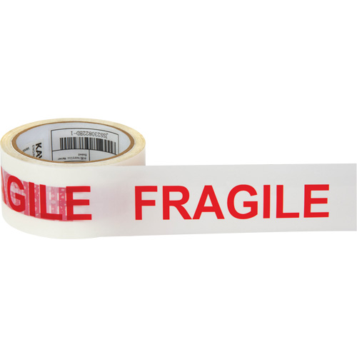 Ruban d'emballage Fragile, Adh&eacute;sif Thermofusible, 2 mils, 48 mm (2") x 100 m (328') Nia-Chem Ltd.