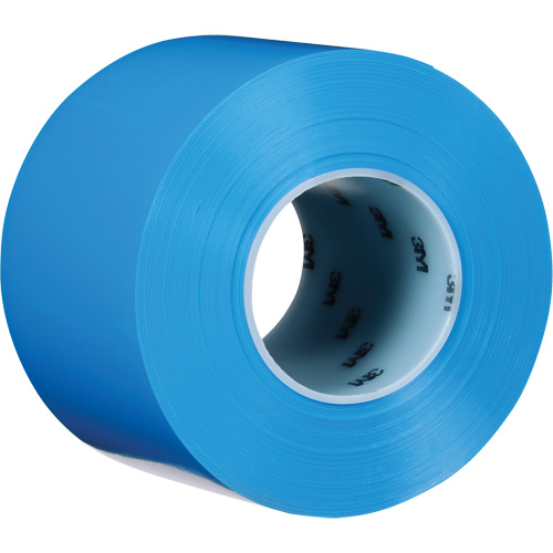Durable Floor Marking Tape 971, 4" x 108', Vinyl, Blue Nia-Chem Ltd.
