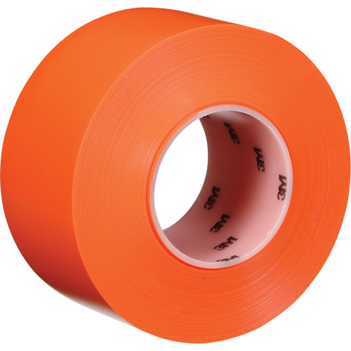 Durable Floor Marking Tape 971, 3" x 108', Vinyl, Orange Nia-Chem Ltd.
