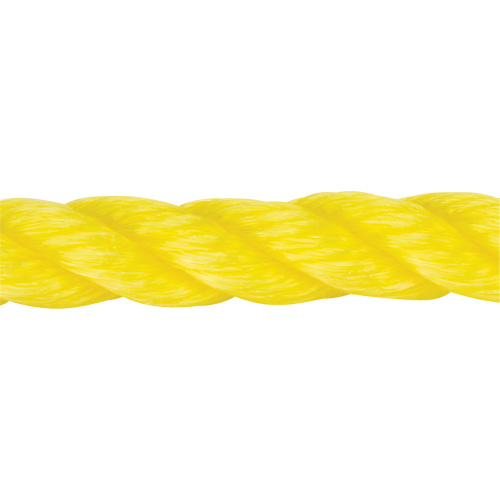 Corde jaune tress&eacute;e, Polypropyl&egrave;ne, 144' Nia-Chem Ltd.