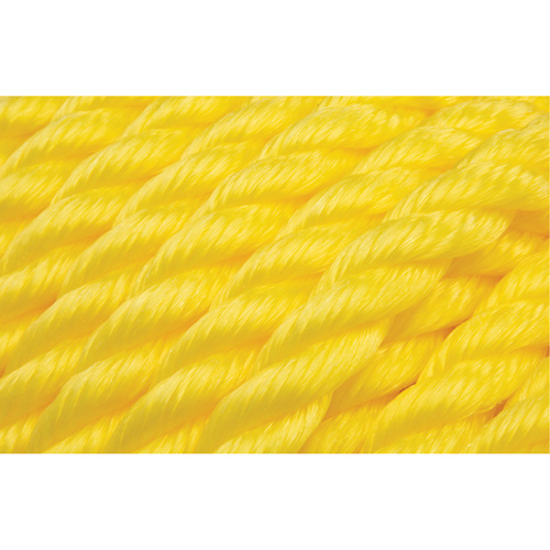 Corde jaune tress&eacute;e, Polypropyl&egrave;ne, 144' Nia-Chem Ltd.