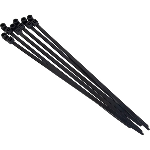 Attache-c&acirc;ble &agrave; visser, Longueur 8", R&eacute;sistance &agrave; la traction 50 lb, Noir Nia-Chem Ltd.