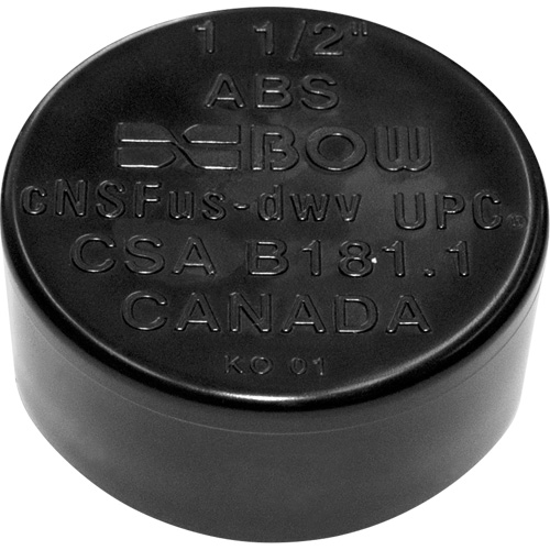 Capuchon rod&eacute;, 3", Noeud, Plastique Nia-Chem Ltd.