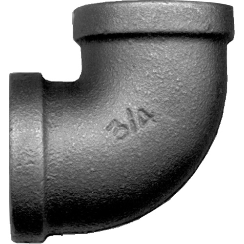 90° Female Pipe Elbow, FPT, Black Iron, 1-1/2" Nia-Chem Ltd.
