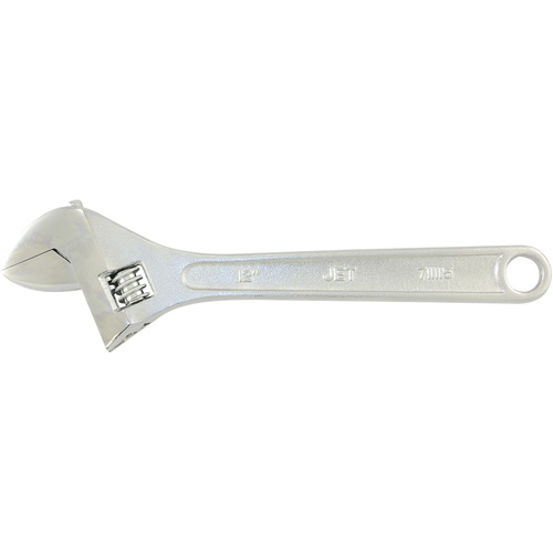 AW-12 Adjustable Wrench, 12" L, 1-1/2" Max Width, Chrome Nia-Chem Ltd.