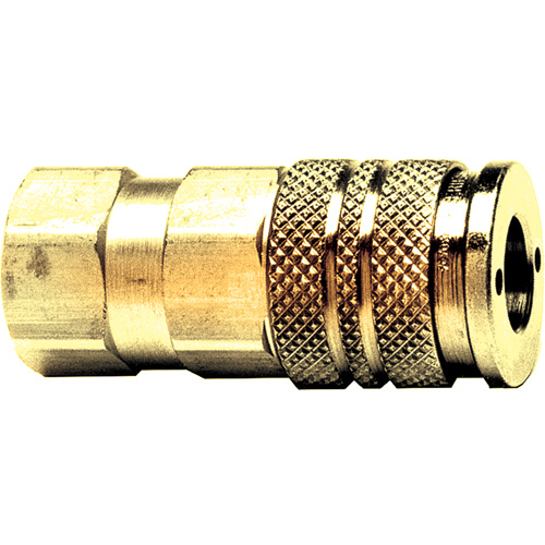 Automatic One-Handed Quick Disconnect, Brass, 1/4" x 3/8" Nia-Chem Ltd.