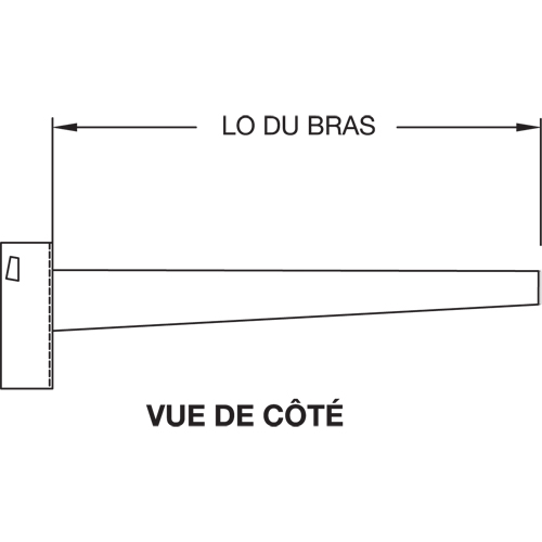 Cantilever Column, Double, 4" W x 10' H Nia-Chem Ltd.