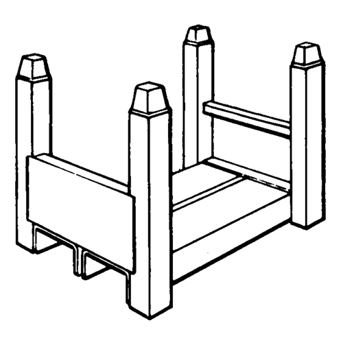 Supports empilables mobiles, 15" la x 22" p, Capacit&eacute; de 5600 lb Nia-Chem Ltd.