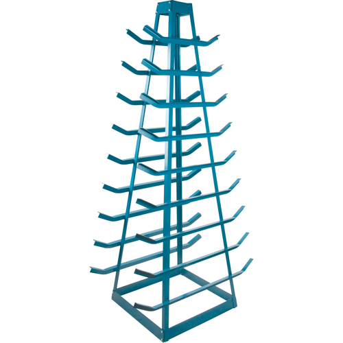 Bar Storage Racks - Horizontal Bar Racks, Horizontal, 9 Levels, 18" W x 40" D x 84" H, 1800 lbs. Cap. Nia-Chem Ltd.