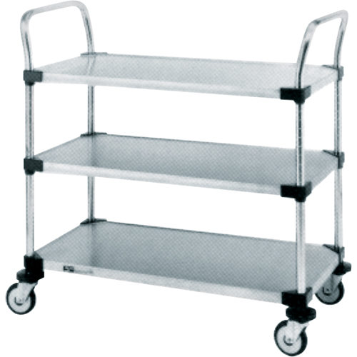 Standard-Duty Utility Carts, 2 Tiers, 18" W x 39" H x 30" D, 500 lbs. Capacity Nia-Chem Ltd.
