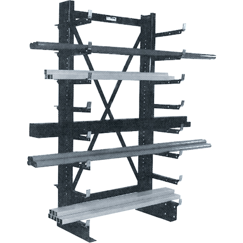 Single-sided Minitree&reg; Cantilever Rack, 36" W x 76-3/16" H Nia-Chem Ltd.