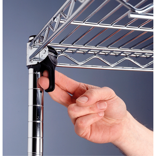 Super Adjustable Super Erecta Shelf&reg;, Add-On Kit, 5 Tiers, 36" W x 86-5/8" H x 24" D Nia-Chem Ltd.