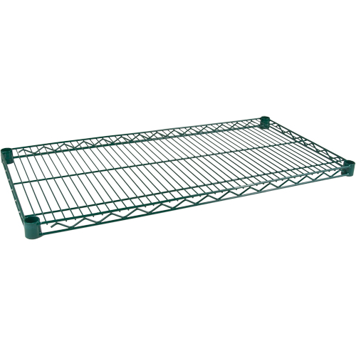 Shelf for Heavy-Duty Green Epoxy Finish Wire Shelving, 36" W x 18" D, 800 lbs. Capacity Nia-Chem Ltd.