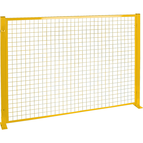 Protecteur de p&eacute;rim&egrave;tre de style treillis, 4' h x 8' la, Jaune Nia-Chem Ltd.