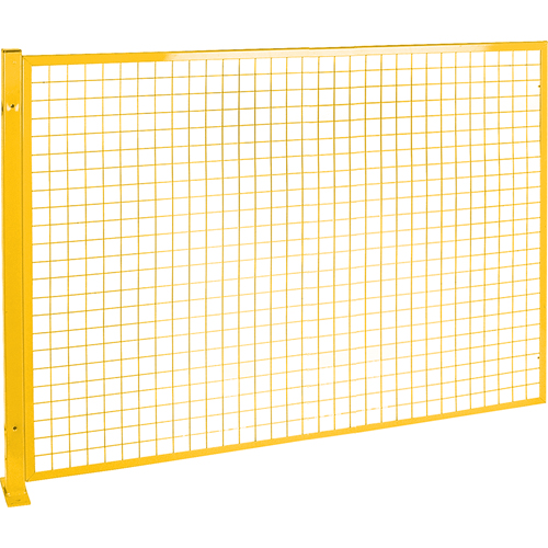 Protecteur de p&eacute;rim&egrave;tre de style treillis, 4' h x 8' la, Jaune Nia-Chem Ltd.