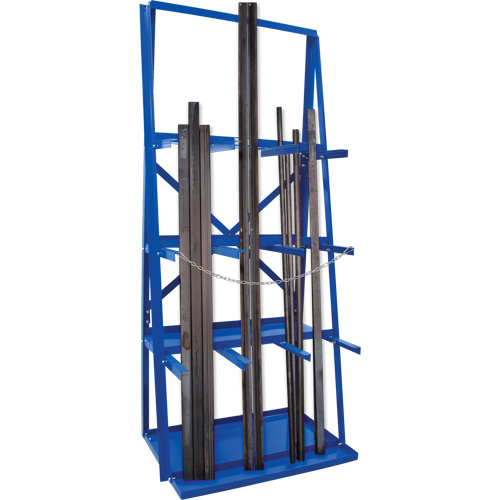 R&acirc;telier de rangement pour barre, Vertical, 3 Niveaux, 36" la x 24" p x 84" h, 3000 lb Cap. Nia-Chem Ltd.