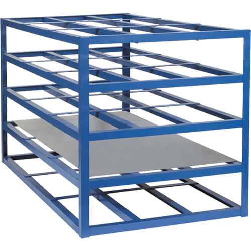 Supports pour feuilles horizontales, 103" la x 55" p x 48" h, Capacit&eacute; de 2000 lb Nia-Chem Ltd.