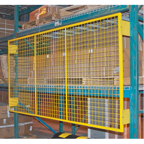 Grilles de protection arri&egrave;re pour palettier, 144" la x 48" h, Ferrures de 6" Nia-Chem Ltd.