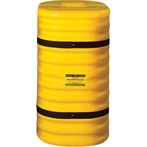 Protecteur de colonne, Ouverture int&eacute;rieure 6" x 6", 24" lo x 24" la x 42" h, Jaune Nia-Chem Ltd.