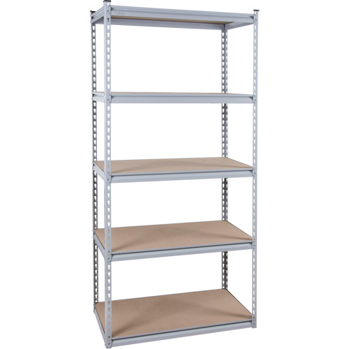 Rayonnage robuste, Acier, Sans boulons, Capacit&eacute; 1200 lb, 48" la x 72" h x 18" p Nia-Chem Ltd.