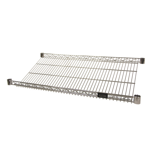 Wire Slanted Shelf, 18" W x 48" D, 400 lbs. Capacity Nia-Chem Ltd.