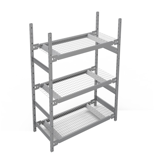 &eacute;tag&egrave;re de grande largeur, Acier, Sans boulons, Capacit&eacute; 1340 lb, 42" la x 60" h x 18" p Nia-Chem Ltd.