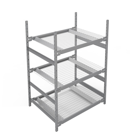 &eacute;tag&egrave;re de grande largeur, Acier, Sans boulons, Capacit&eacute; 1340 lb, 42" la x 60" h x 32" p Nia-Chem Ltd.