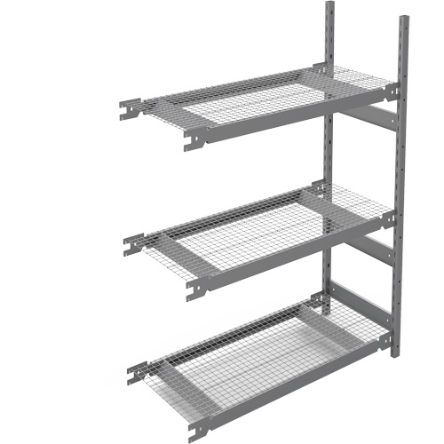 Wide Span Storage Shelving, Steel, Boltless, 1340 lbs. Capacity, 42" W x 60" H x 18" D Nia-Chem Ltd.