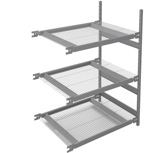 Wide Span Storage Shelving, Steel, Boltless, 1340 lbs. Capacity, 42" W x 60" H x 32" D Nia-Chem Ltd.