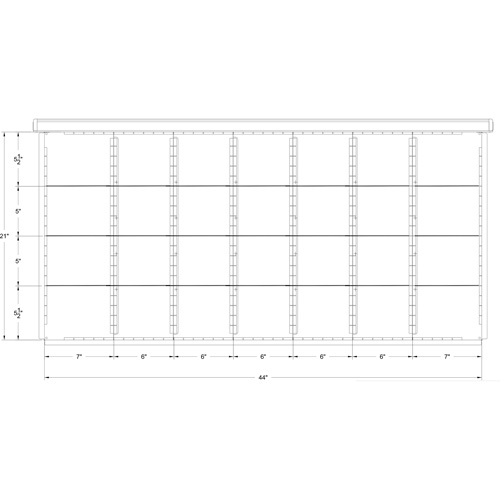 Cabinet d'entreposage &agrave; tiroirs int&eacute;gr&eacute; Interlok Nia-Chem Ltd.