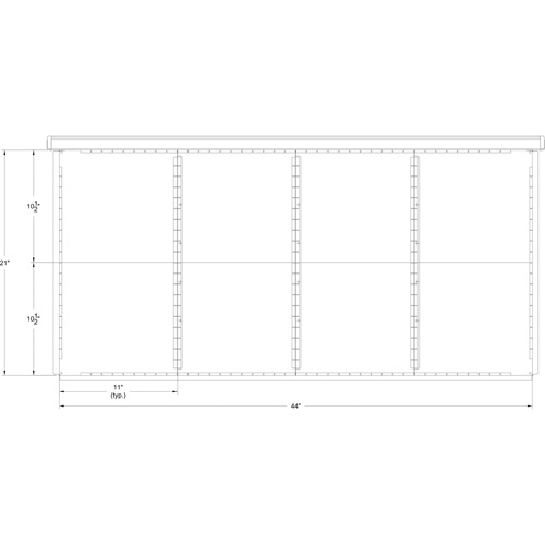 Cabinet d'entreposage &agrave; tiroirs int&eacute;gr&eacute; Interlok Nia-Chem Ltd.