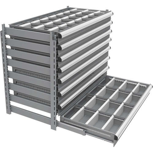 Cabinet d'entreposage &agrave; tiroirs int&eacute;gr&eacute; Interlok Nia-Chem Ltd.