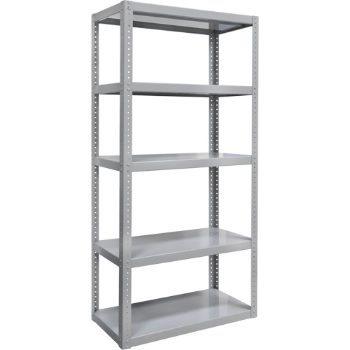 Heavy-Duty Shelving, Steel, Bolted, 3000 lbs. Capacity, 36" W x 72" H x 24" D Nia-Chem Ltd.