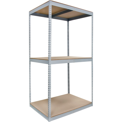 Heavy-Duty Shelving, Steel, Boltless, 1200 lbs. Capacity, 48" W x 84" H x 36" D Nia-Chem Ltd.
