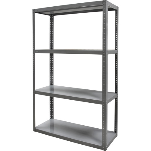 Heavy-Duty Shelving, Steel, Bolted, 3000 lbs. Capacity, 36" W x 72" H x 24" D Nia-Chem Ltd.