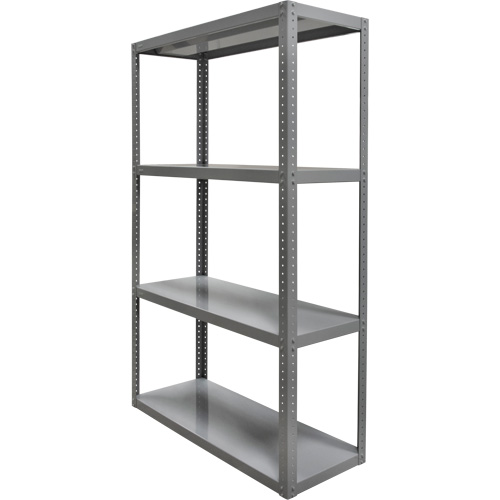 Heavy-Duty Shelving, Steel, Bolted, 3000 lbs. Capacity, 36" W x 72" H x 24" D Nia-Chem Ltd.